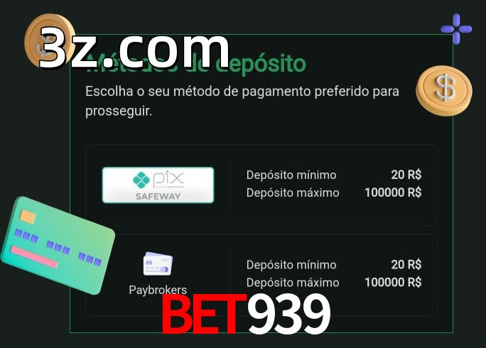 O cassino bet939bet oferece uma grande variedade de métodos de pagamento
